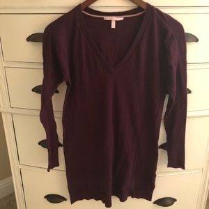 Victoria’s Secret Plum Lightweight Sweater